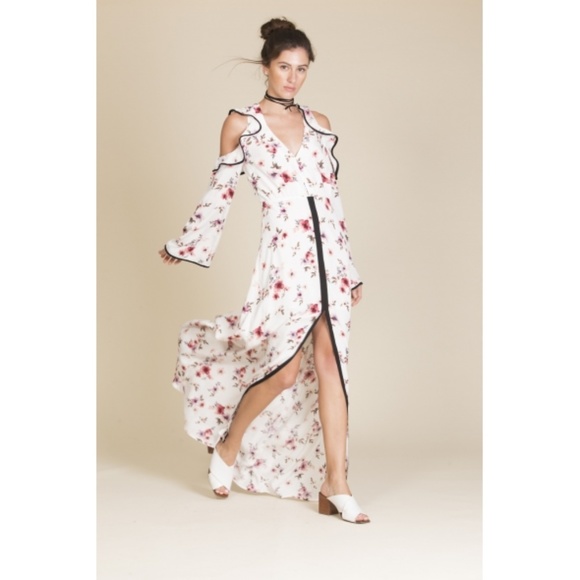 Anthropologie Dresses & Skirts - ANTHROPOLOGIE FOXIEDOX ELLA COLD SHOULDER DRESS XS
